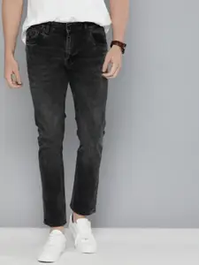 Mast & Harbour Men Black Skinny Fit Mid-Rise Clean Look Stretchable Jeans