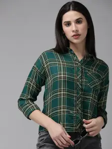 The Roadster Life Co. Women Checked Casual Shirt