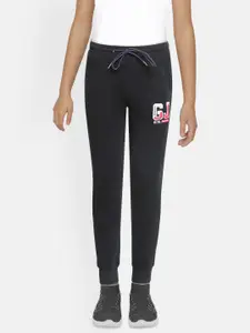 Gini and Jony Boys Charcoal Grey Solid Joggers