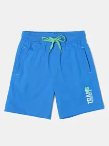 Jockey Boys Super Combed Cotton Printed Shorts With Convenient Side Pockets-AB12