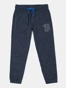 Jockey Boys Super Combed Cotton Graphic Printed Joggers-AB10