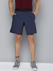 Reebok Men Navy Blue Solid Speedwick Training Epic Sports Shorts