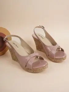 Get Glamr Women Pink Solid Sandals