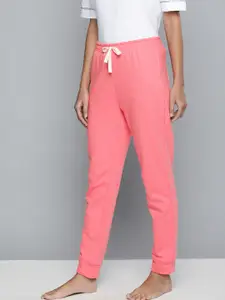 Chemistry Woman's Pink Solid Lounge Pants