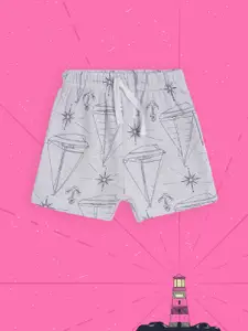 MINI KLUB Boys Pack Of 3 Printed Regular Fit Shorts