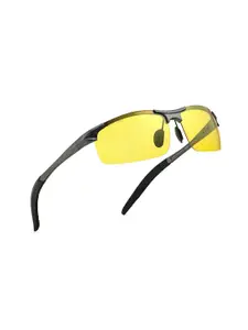 ROYAL SON Men Sports Sunglasses CHI0094-C4-Yellow