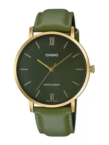 CASIO Men Green Analogue Watch A1782