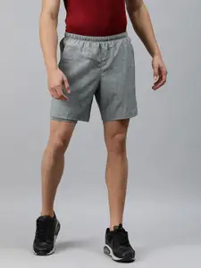 Nike Men Grey Solid Regular Fit CHALLENGER DRI FIT Running Sports Shorts