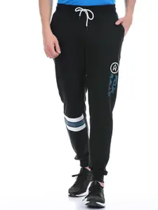French Connection Men Black Printed Slim Fit Joggers