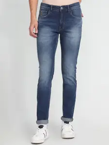 U.S. Polo Assn. Denim Co. U S Polo Assn Denim Co Men Navy Blue Slim Fit Heavy Fade Stretchable Jeans