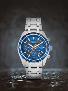 Titan Octane Men Navy Blue Chronograph Dial Watch