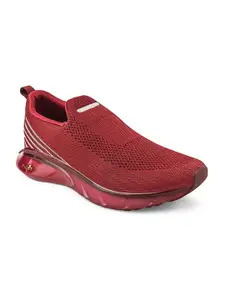 Campus Men Red Mesh Running Shoes