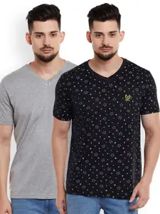 MACK JONNEY MACK Men Pack of 2 Cotton T-shirts