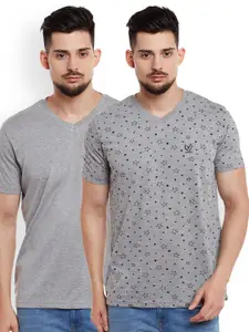 MACK JONNEY MACK Men Pack of 2 Cotton T-shirts