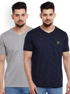 MACK JONNEY MACK Men Pack of 2 Cotton T-shirts