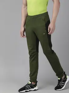 Wildcraft Men Olive Green Solid Straight Fit Off-Active 1 Track Pants