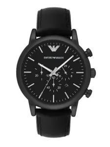 Emporio Armani Men Black Dial Chronograph Watch AR1970
