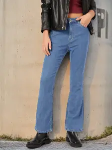 The Roadster Lifestyle Co. Women Stylish Sway High-Rise Stretchable Bootcut Jeans