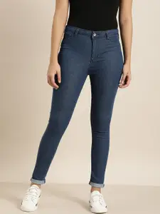 ether Women Blue Super Skinny Fit Stretchable Jeans