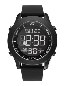 Skechers Men Black Rosencrans Digital Watch SR5107
