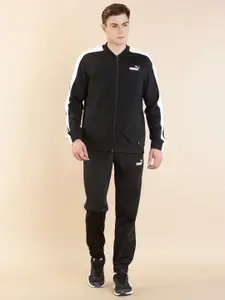 Puma Men Regular Fit Solid Baseball Tricot Sustainable Tracksuit