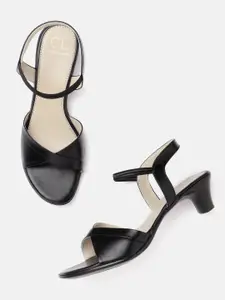 Carlton London Women Black Solid Heels