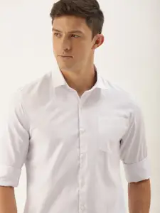 INVICTUS Men Easy Care White Sustainable Formal Shirt