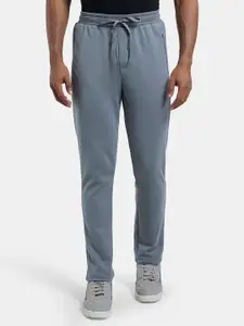 Jockey Combed Cotton Rich Pique Slim Fit Trackpant with Side Zipper Pockets-AM44
