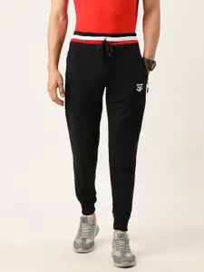 Sports52 wear Men Black Solid Slim Fit Joggers