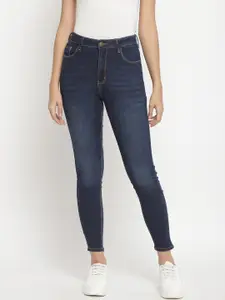 Belliskey Women Blue Super Skinny Fit High-Rise Clean Look Jeans