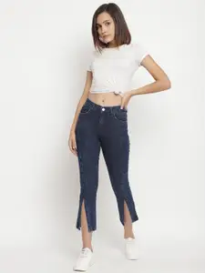 Belliskey Women Blue Slim Fit Mid-Rise Clean Look Jeans