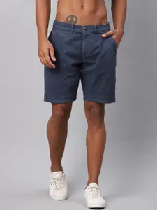 Roadster Men Blue Solid Regular Fit Shorts