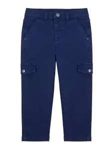 mothercare Boys Blue Regular Fit Mid-Rise Clean Look Jeans