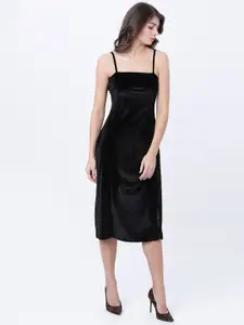 Tokyo Talkies Women Black Solid Bodycon Dress