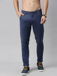 Roadster Men Navy Blue Trousers