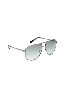 French Connection Men Green Square Sunglasses FC 7581 C2 S
