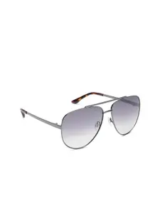 French Connection Men Grey Aviator Sunglasses FC 7434 C3 S