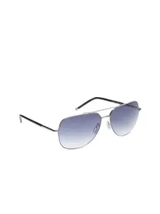 French Connection Men Blue Square Sunglasses FC 7442 C1 S