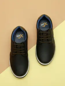iD Men Black Lace Up Casual Shoes