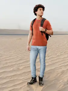 Roadster Men Blue Super Skinny Fit Light Fade Stretchable Jeans