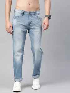 Roadster Men Blue Slim Fit Heavy Fade Stretchable Jeans