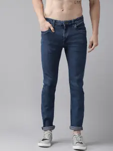 Roadster Men Navy Blue Skinny Fit Light Fade Stretchable Jeans