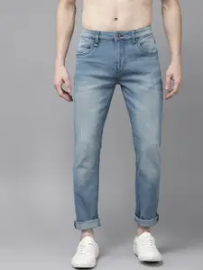 Roadster Men Blue Skinny Fit Heavy Fade Stretchable Jeans