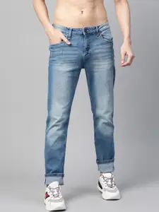 Roadster Men Blue Slim Tapered Fit Light Fade Stretchable Jeans