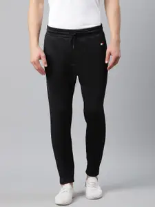 Tommy Hilfiger Men Black Solid Regular Fit Track Pant