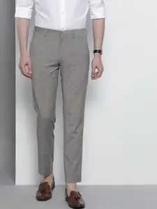 Tommy Hilfiger Men Grey Slim Fit Trousers