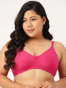 Leading Lady Plus Size Pink Full Coverage Everyday Bra P-COOL-RN