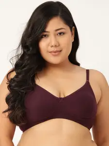 Leading Lady Plus Size Burgundy Full Coverage Everyday Bra P-COOL-PP
