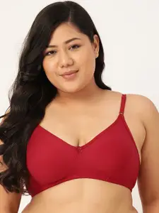 Leading Lady Plus Size Maroon Full Coverage Everyday Bra P-COOL-MR