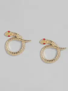justpeachy Gold-Toned Animal Shaped Studs